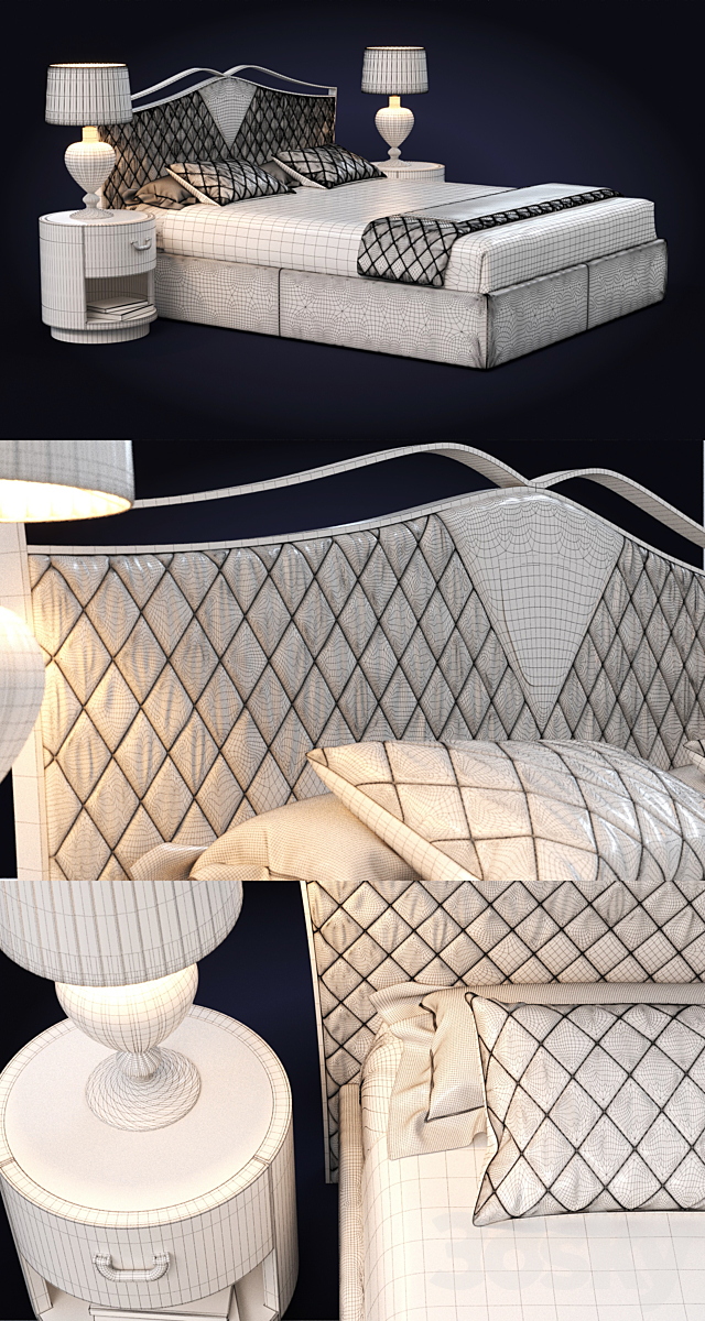 Cantori set. Valentino Patrizia Lamp. 3DS Max Model - thumbnail 3