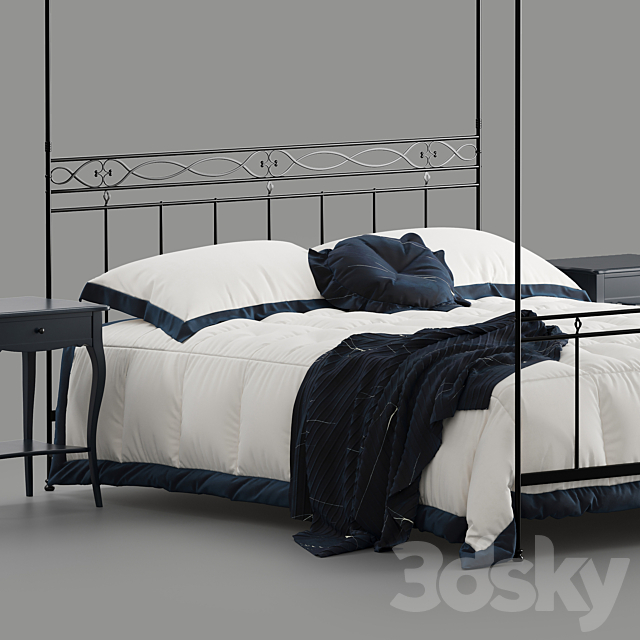 Cantori Sirolo bed 3DSMax File - thumbnail 2