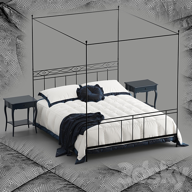 Cantori Sirolo bed 3DSMax File - thumbnail 5