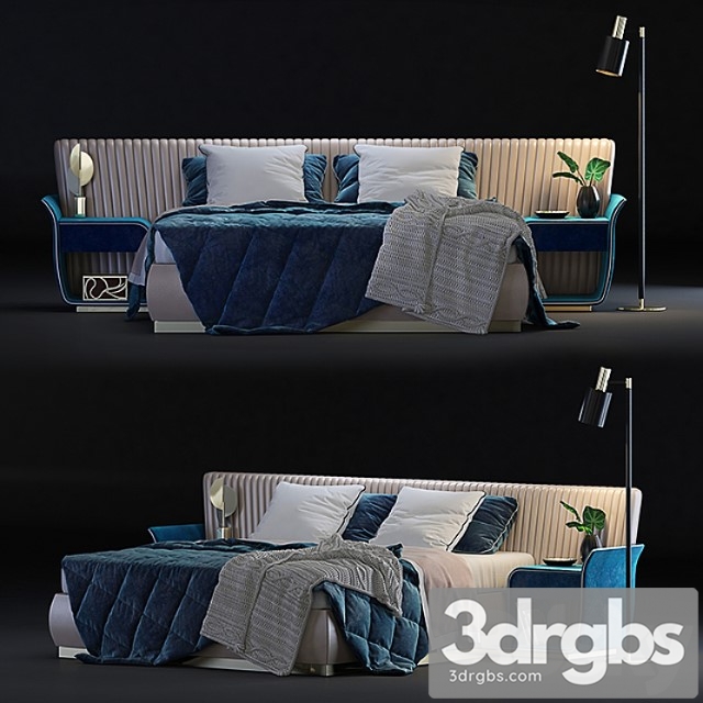 Capital collection – allure xl bed 2 3dsmax Download - thumbnail 1