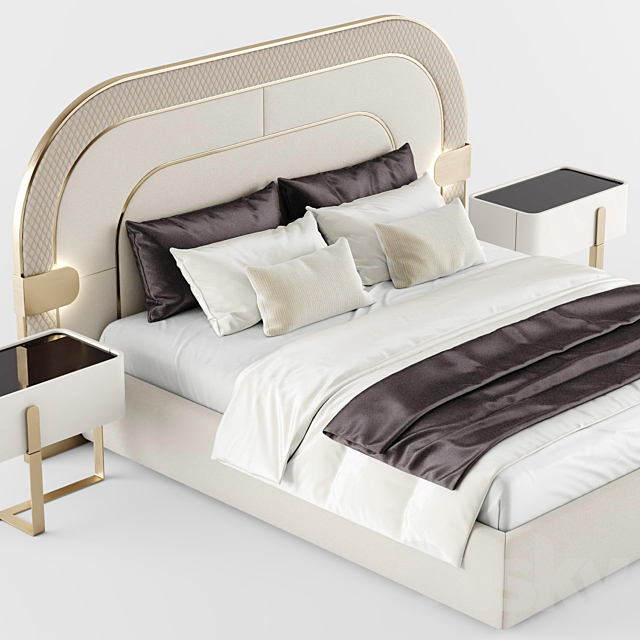 Capital Collection EDEN Bed 3DSMax File - thumbnail 2