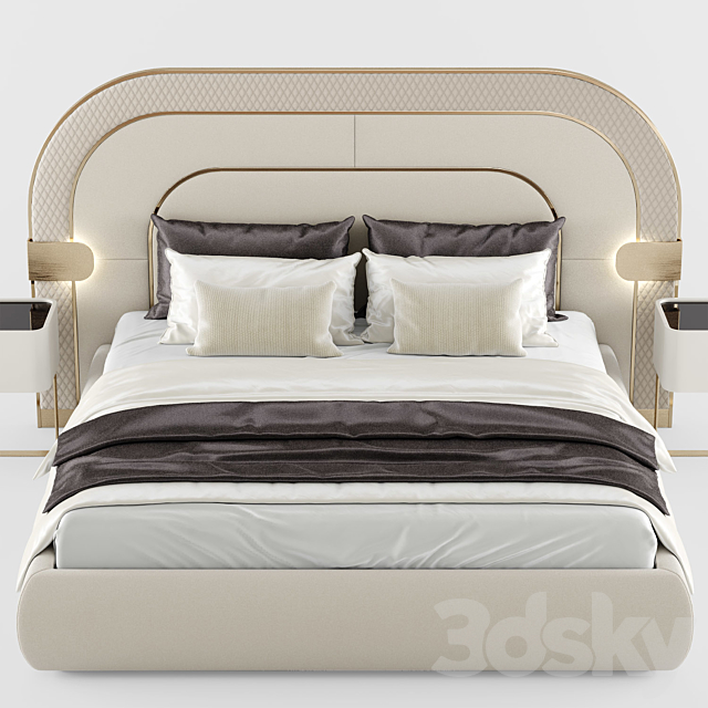 Capital Collection EDEN Bed 3DSMax File - thumbnail 3