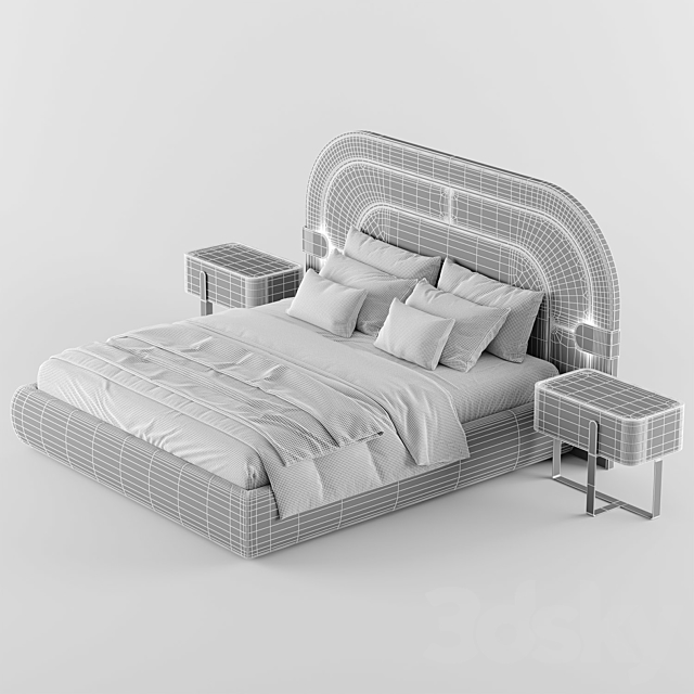 Capital Collection EDEN Bed 3DSMax File - thumbnail 6