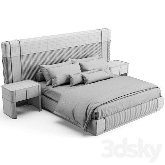 Capital Collection Frey Bed 3DSMax File - thumbnail 5