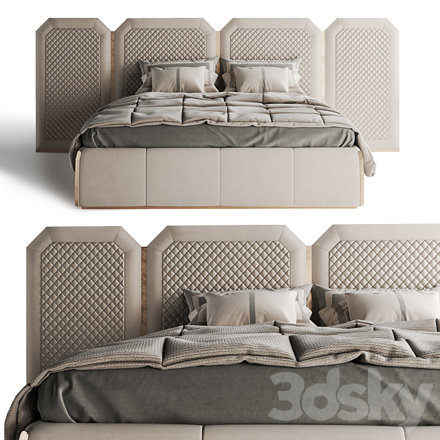 Capital Collection Orion XL Bed 3DSMax File - thumbnail 2