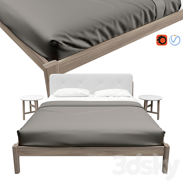 Capo Bed By De La Espada 3DSMax File - thumbnail 2