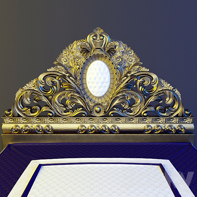 Cappelletti collection OPULENCE bed 3DSMax File - thumbnail 2