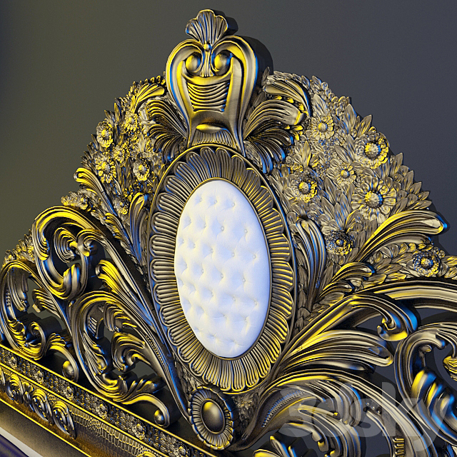 Cappelletti collection OPULENCE bed 3DSMax File - thumbnail 3