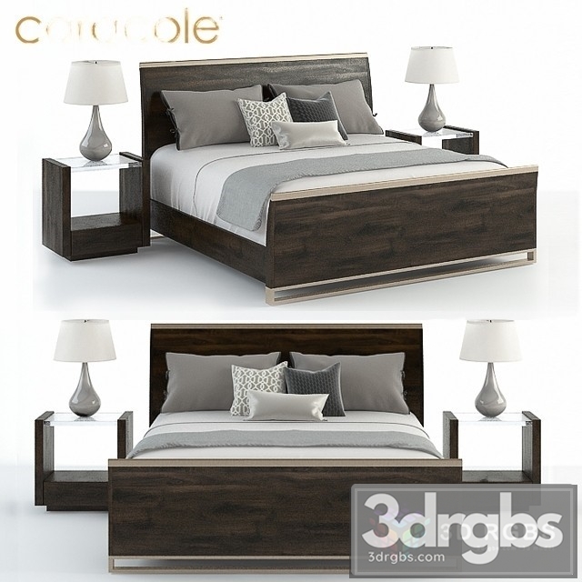 Caracole Bed  Night Cap 3dsmax Download - thumbnail 1