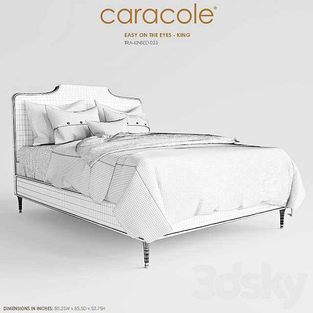 Caracole Easy On The Eyes Queen 3DSMax File - thumbnail 3