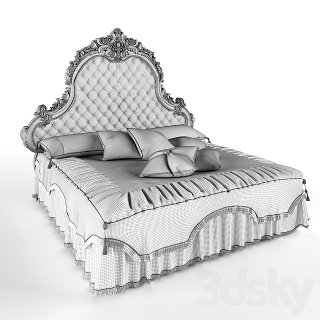 Carlo Asnaghi Bed Sofia 3DSMax File - thumbnail 2