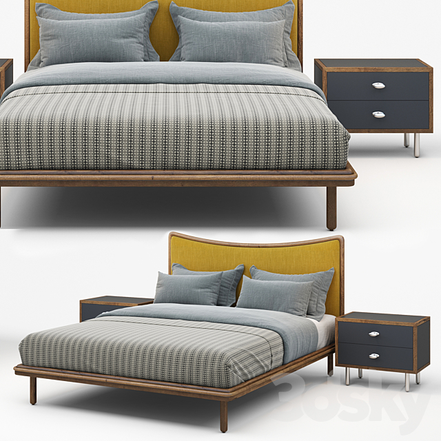 Carlton bed 3DSMax File - thumbnail 2