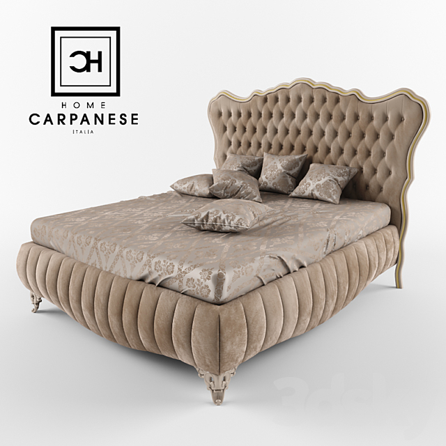 carpanese bed 3DSMax File - thumbnail 1