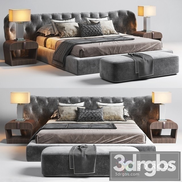 Casamilano Set Bed 3dsmax Download - thumbnail 1