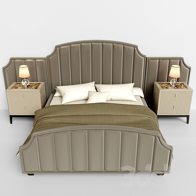 Cavio bed 3DSMax File - thumbnail 2