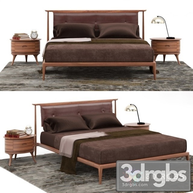 Ceccotti Demasiado Bed 3dsmax Download - thumbnail 1