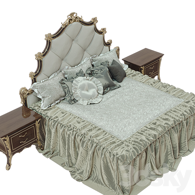 Ceppi style bed 3DSMax File - thumbnail 3