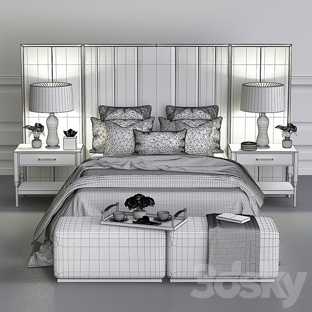 Chair and sofa company luxury bedroom 3DSMax File - thumbnail 3