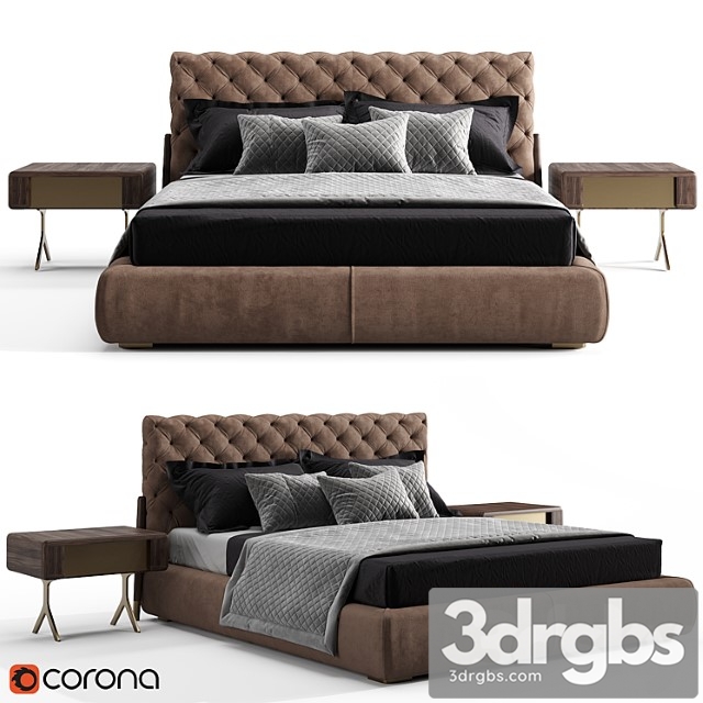 Chanel bed 2 3dsmax Download - thumbnail 1