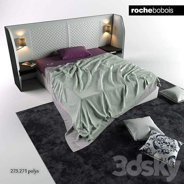 CHERCHE MIDI BED 3DSMax File - thumbnail 1