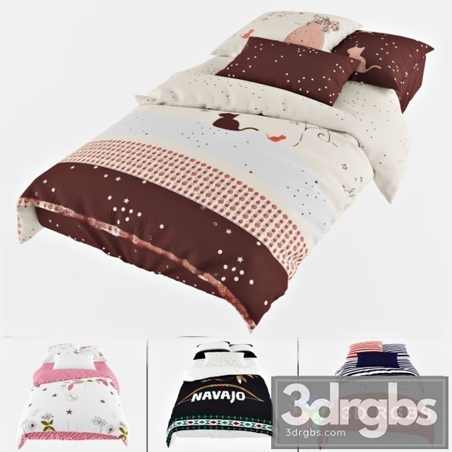 Childrens Bedding 3dsmax Download - thumbnail 1