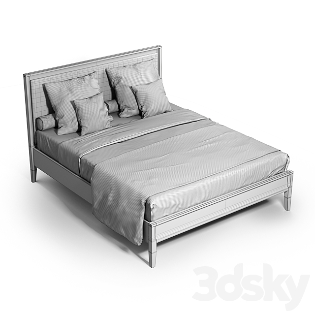 City bed Dantone Home 3DSMax File - thumbnail 2