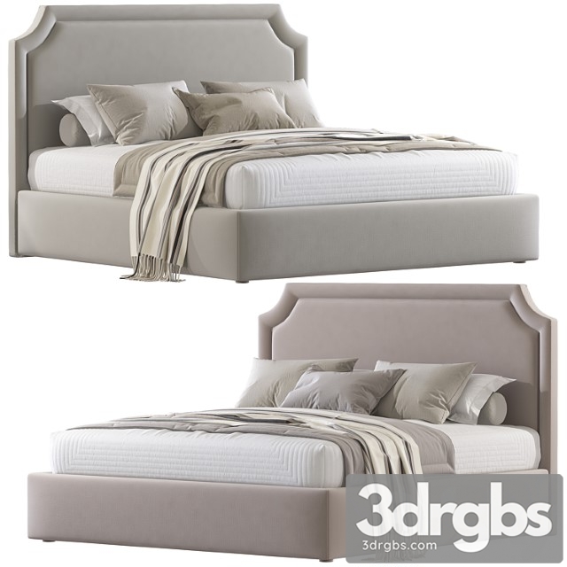 Clarendon Bed 3dsmax Download - thumbnail 1