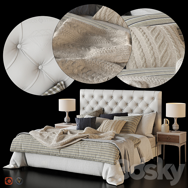 “CLASSIC” by Greco Strom + Zara Home linen 3DSMax File - thumbnail 1