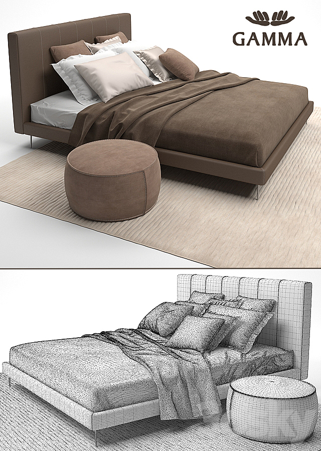 Clio Night Bed 3DSMax File - thumbnail 3