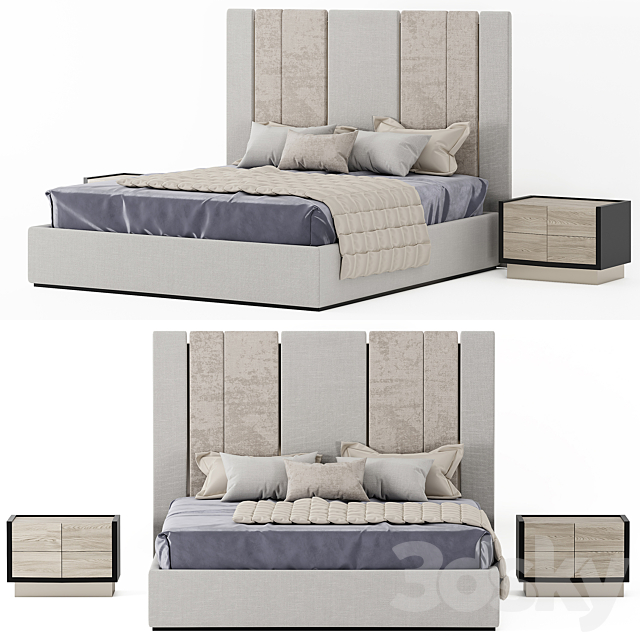 Corte Zari Rubens Bed 3DSMax File - thumbnail 1