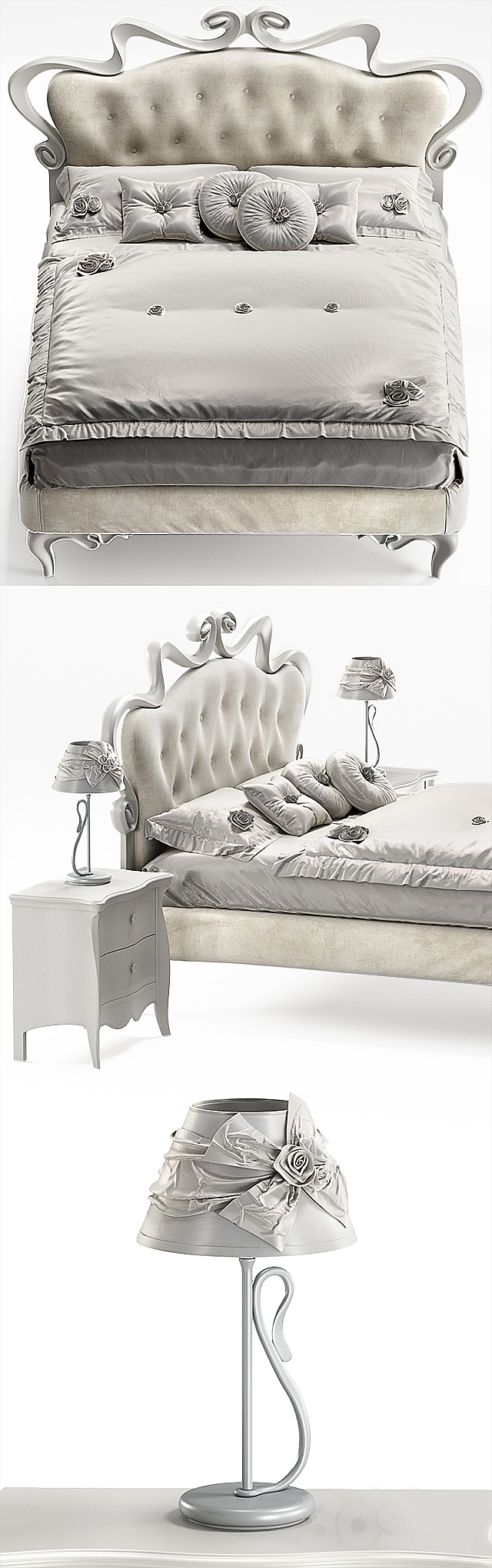 Cortezari Melissa Bed 3DSMax File - thumbnail 2