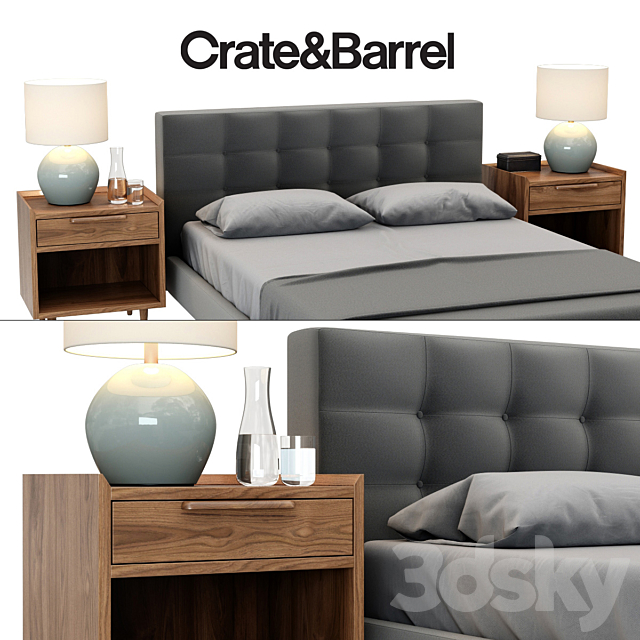 Crate & Barrel _ TATE COLLECTION 3DS Max Model - thumbnail 1