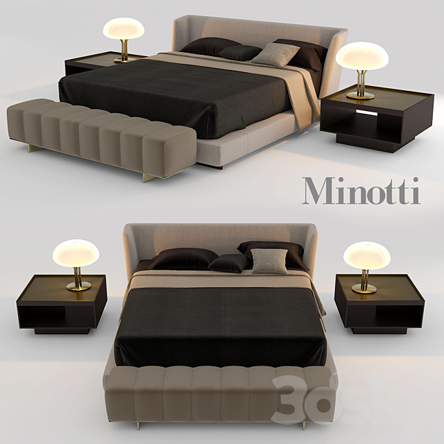 creed bed 3DSMax File - thumbnail 1