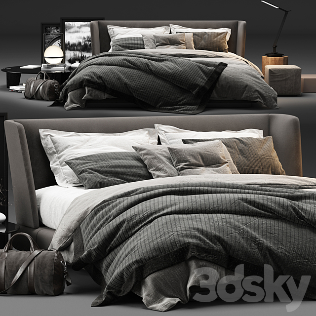 Creed bed 3DSMax File - thumbnail 1