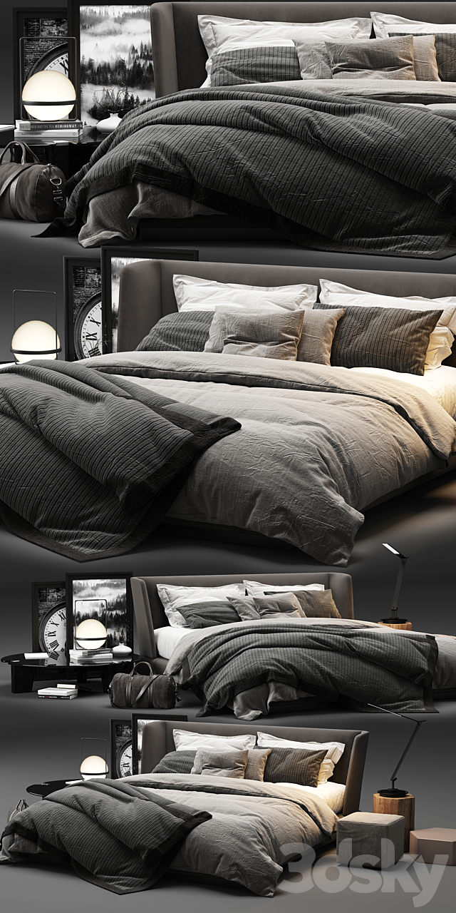 Creed bed 3DSMax File - thumbnail 2