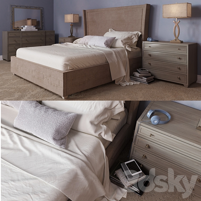 Criteria Bedroom Items_001 3DSMax File - thumbnail 1