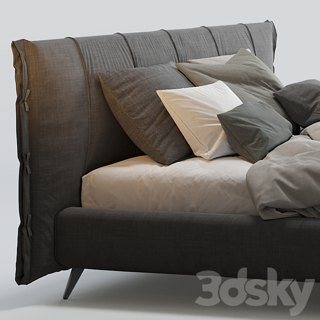 Cuff bed bonaldo 3DS Max Model - thumbnail 2