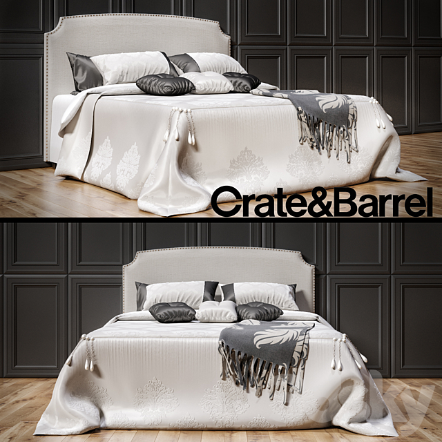 Curve_Queen_bed 3DSMax File - thumbnail 1