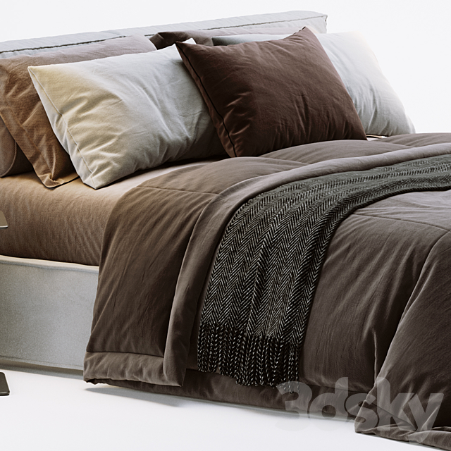 Dall’Agnese Comfort Bed 3DSMax File - thumbnail 3