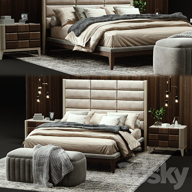 Dall’Agnese DAMA Bed 3DSMax File - thumbnail 1