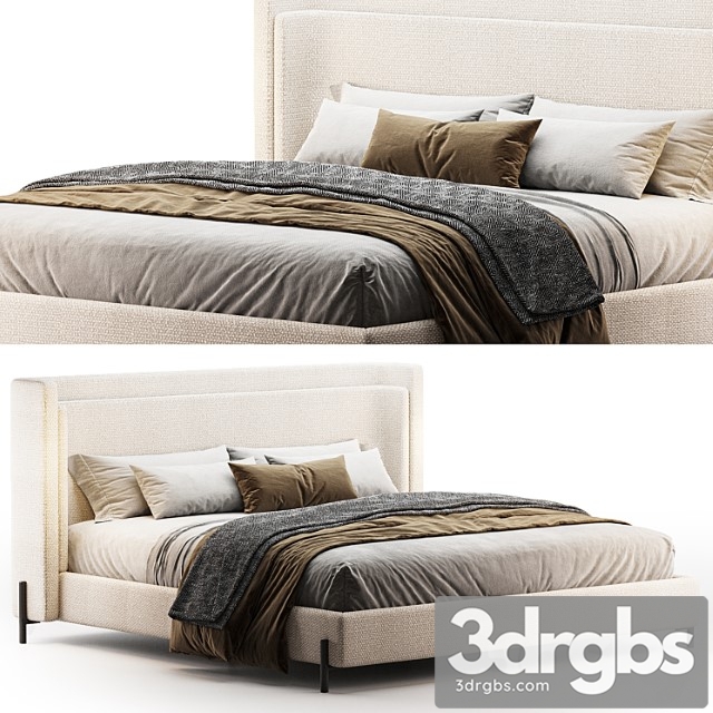 Dallon King Bed 3dsmax Download - thumbnail 1