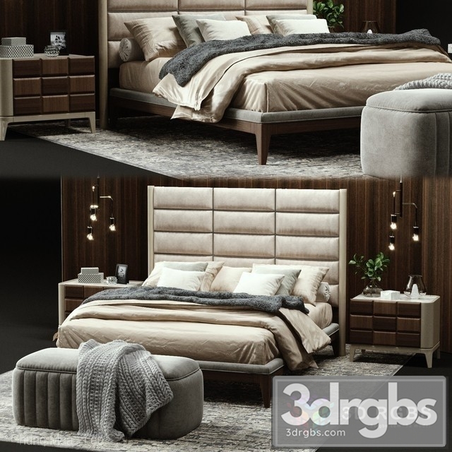 Dama Luxury Bed 3dsmax Download - thumbnail 1