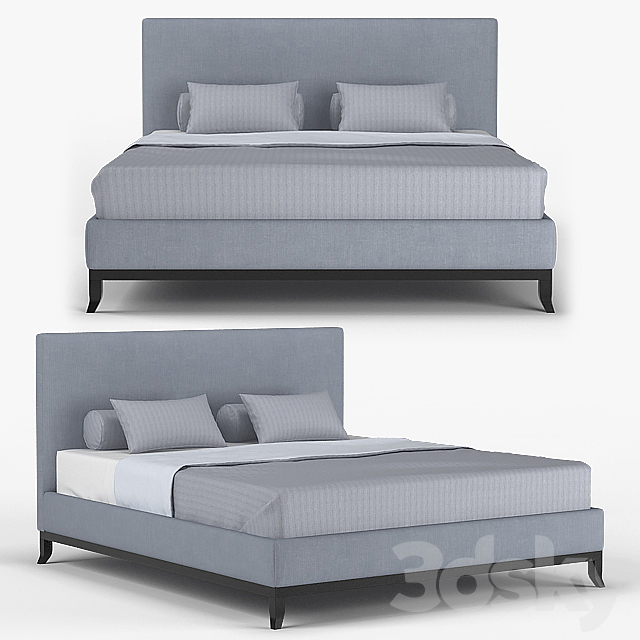 Dantone | Bed “Raleigh Plain” 3DSMax File - thumbnail 1