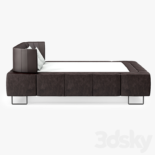 De Sede Double Beds 3DSMax File - thumbnail 2