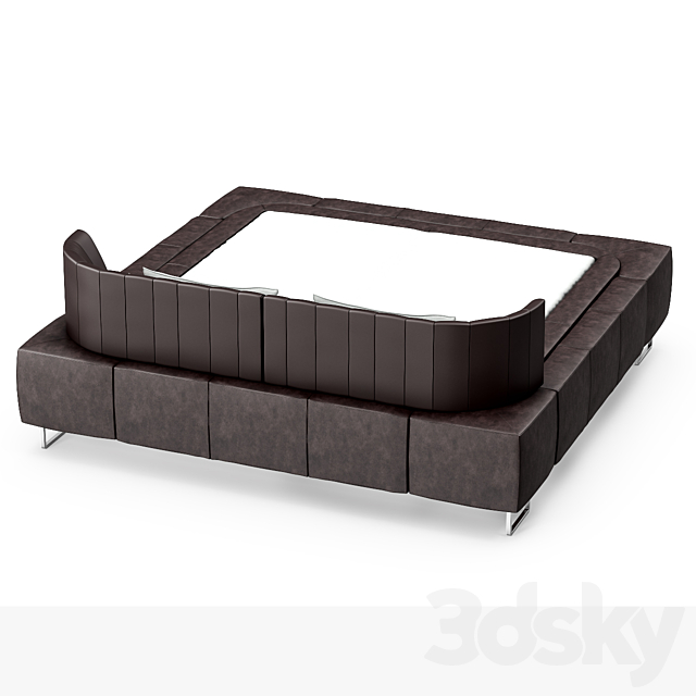 De Sede Double Beds 3DSMax File - thumbnail 3