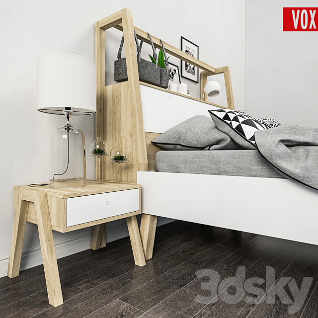 Decorative set of bed _VOX _Spot 3DS Max Model - thumbnail 2