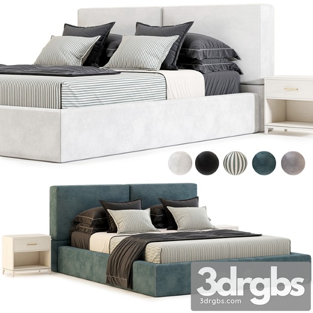 Decorfacil Bed 1 3dsmax Download - thumbnail 1