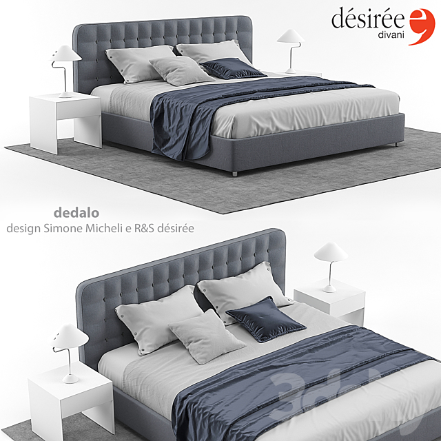 Dedalo bed 3DSMax File - thumbnail 1