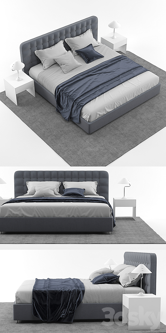 Dedalo bed 3DSMax File - thumbnail 2