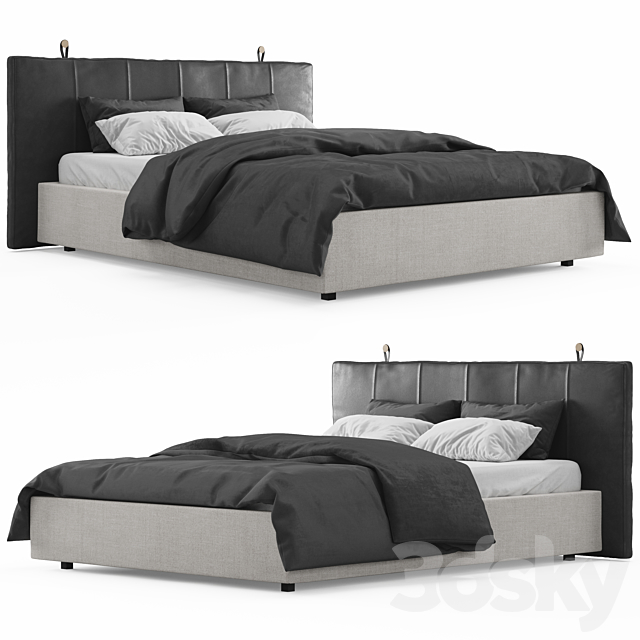 Delfi Bed 3DSMax File - thumbnail 1